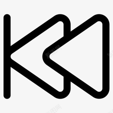 音乐上一首媒体播放器多媒体播放器图标