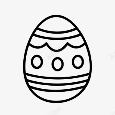彩蛋复活节彩蛋庆祝节日图标