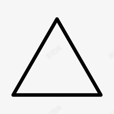 三角形角形游泳池架图标