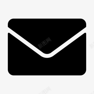 qq界面设计邮件电子邮件信封图标
