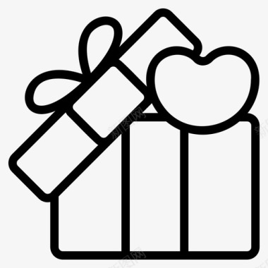矢量礼物盒组合礼物礼物盒爱图标