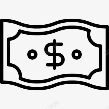 火焰美元图标美元货币金融图标