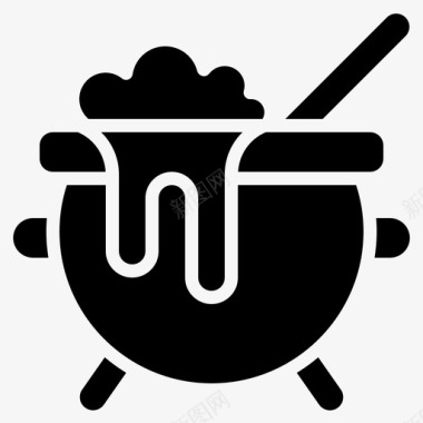 煎饼锅锅厨师食物图标