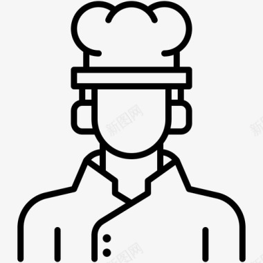 火焰人人化身厨师图标