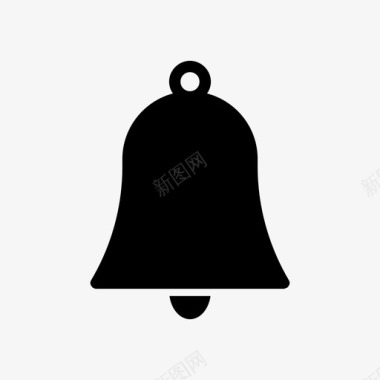 红色铃通知警报铃图标