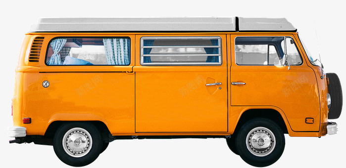 Vw Bulli Camping Bus Isolated插画png免抠素材_88icon https://88icon.com 插画