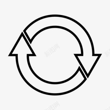 循环循环箭头循环图标