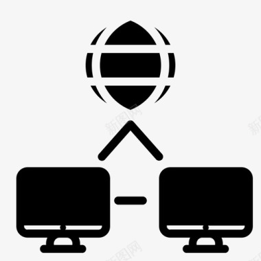 公共标识安全internet浏览器连接图标