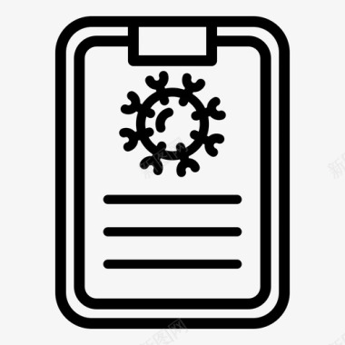 公共交通标识病毒冠状病毒covid19图标