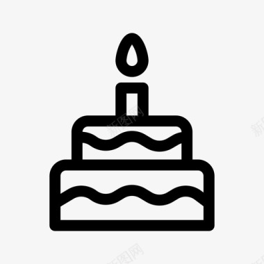 蛋糕素材酸蛋糕生日甜点图标