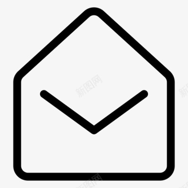 qq界面设计邮件信封新邮件图标