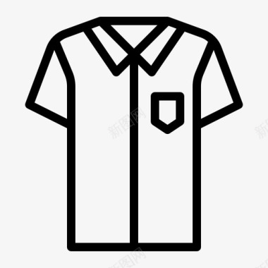 时装背景衬衫服装衣服图标