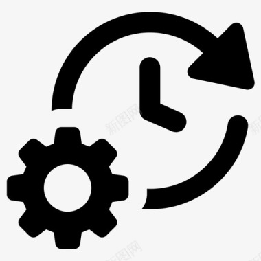 INTEL标志时间设置持续时间估计图标