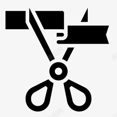 交通工具和用具剪刀剪办公用品图标