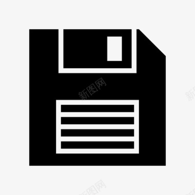 种植业图标软盘软盘驱动器保存图标