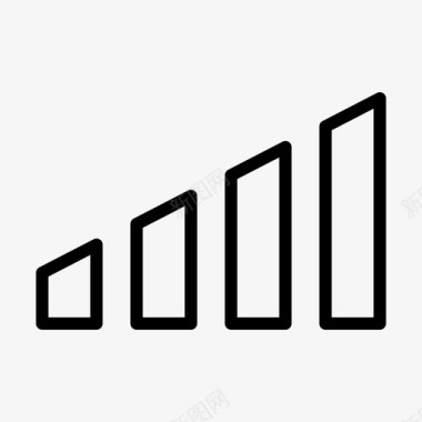 数据调整图标信号电平信号数据信号指示器图标