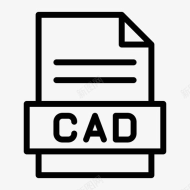 cad基础设施cad扩展名文件图标