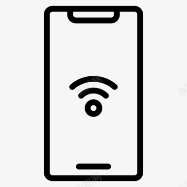 动物泡泡浴无线移动物联网手机图标