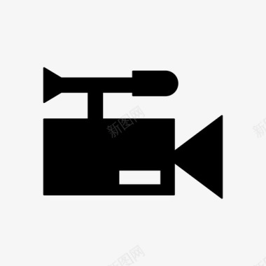 种植业图标摄像机胶卷录像图标