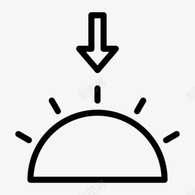 今日概况日落预报天气图标