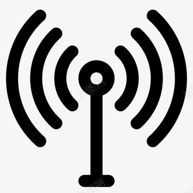 网络信号连接互联网图标