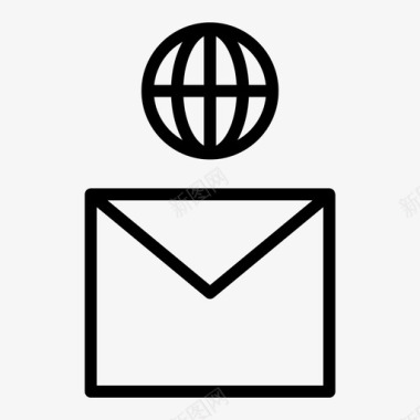 电子邮件客户端信息网络数字邮件电子邮件图标