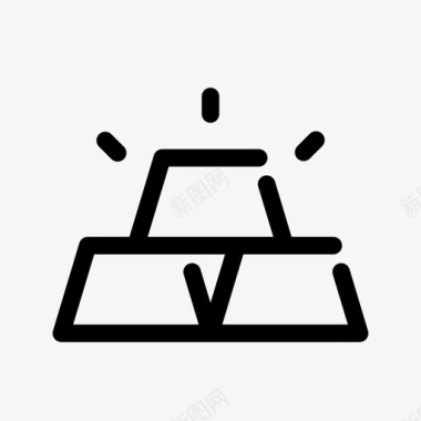 黄金金融投资图标