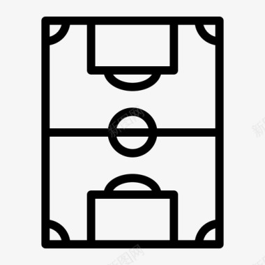 设计元素足球场足球运动图标