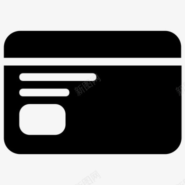 信用卡宣传册信用卡现金暑期图标