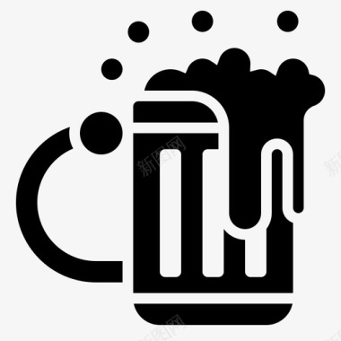 啤酒啤酒酒精饮料图标