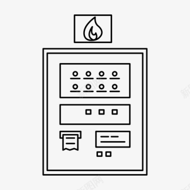 png火警面板控制面板火警图标