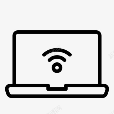 火焰图标素材笔记本电脑无线电脑互联网图标