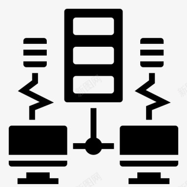 服务器服务器数据库备份存储图标