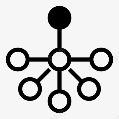 SEO和网络数据网络连接链接数据图标
