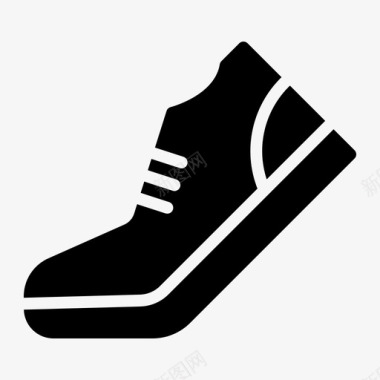 跑步计步器鞋子慢跑跑步图标