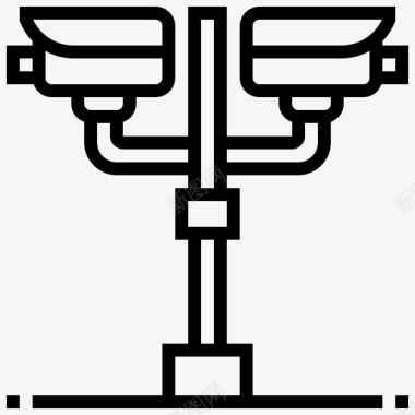 城市排名闭路摄像机安防监控图标