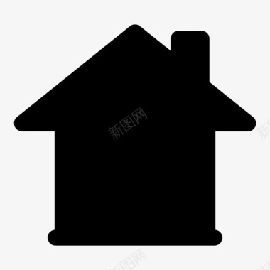 塔建筑房子建筑物家图标