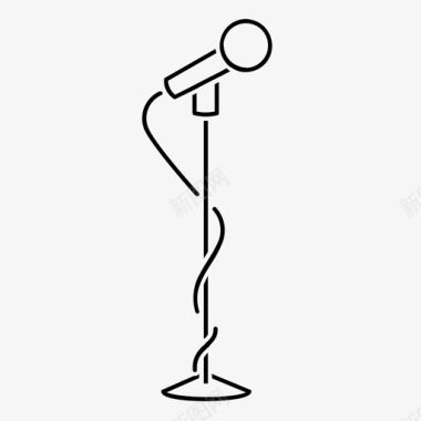 音乐麦克风乐器音乐图标