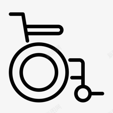 png轮椅残障康复图标