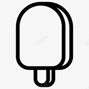 冰淇淋矢量图冰棒冰淇淋冰淇淋吧图标
