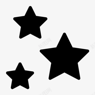 星星的夜晚星星夜晚天空图标