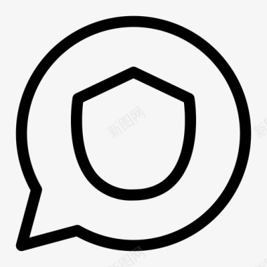 泡泡矢量聊天泡泡聊天对话图标