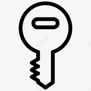 质量安全钥匙车钥匙锁图标
