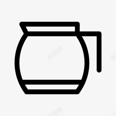 茶壶茶杯素材水壶咖啡饮料图标