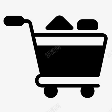 icon购物车黑色星期五商店图标