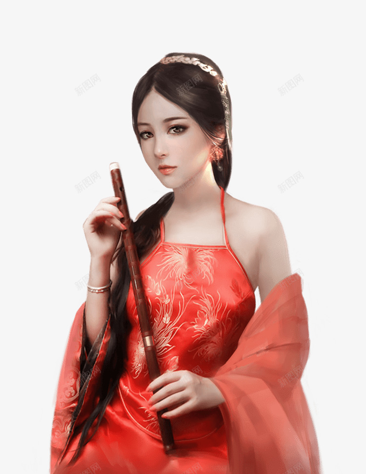 psb 750971古风贵女png免抠素材_88icon https://88icon.com 古风