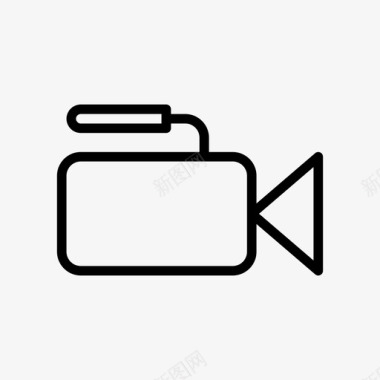 种植业图标摄像机胶卷录像图标