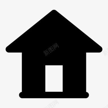 塔建筑房子建筑物家图标