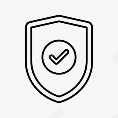 公共标识安全保护安全防护图标