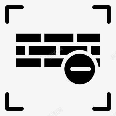 公共标识安全互联网接入防火墙图标